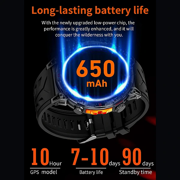 Smartwatch Microwear KC93 – Black Silicone Smartwatch Microwear KC93 – Black Silicone