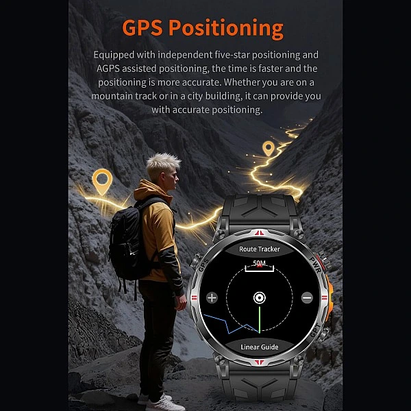 Smartwatch Microwear KC93 – Black Silicone