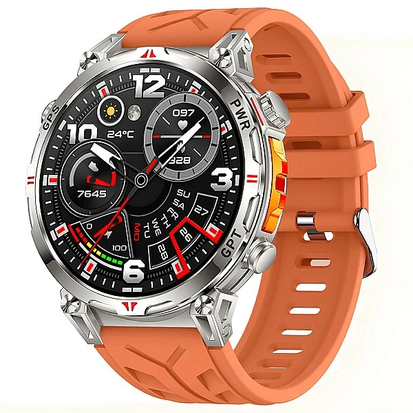 Smartwatch Microwear KC93 – Orange Silicone