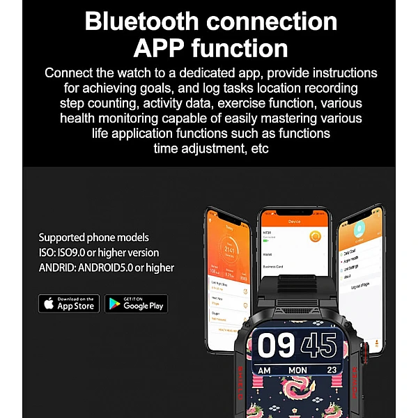 Smartwatch Microwear TK25 – Green Smartwatch Microwear TK25 – Green