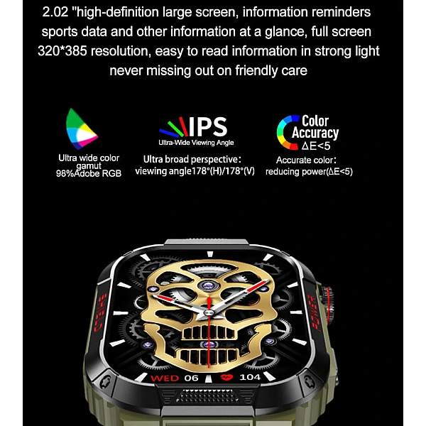 Smartwatch Microwear TK25 – Green Smartwatch Microwear TK25 – Green