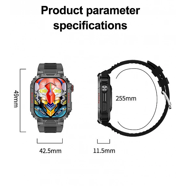 Smartwatch Microwear TK25 – Green Camo Smartwatch Microwear TK25 – Green Camo