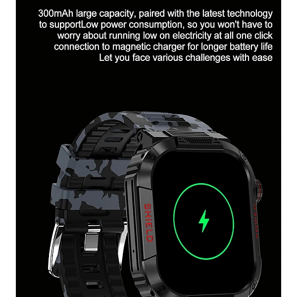 Smartwatch Microwear TK25 – Green Camo Smartwatch Microwear TK25 – Green Camo
