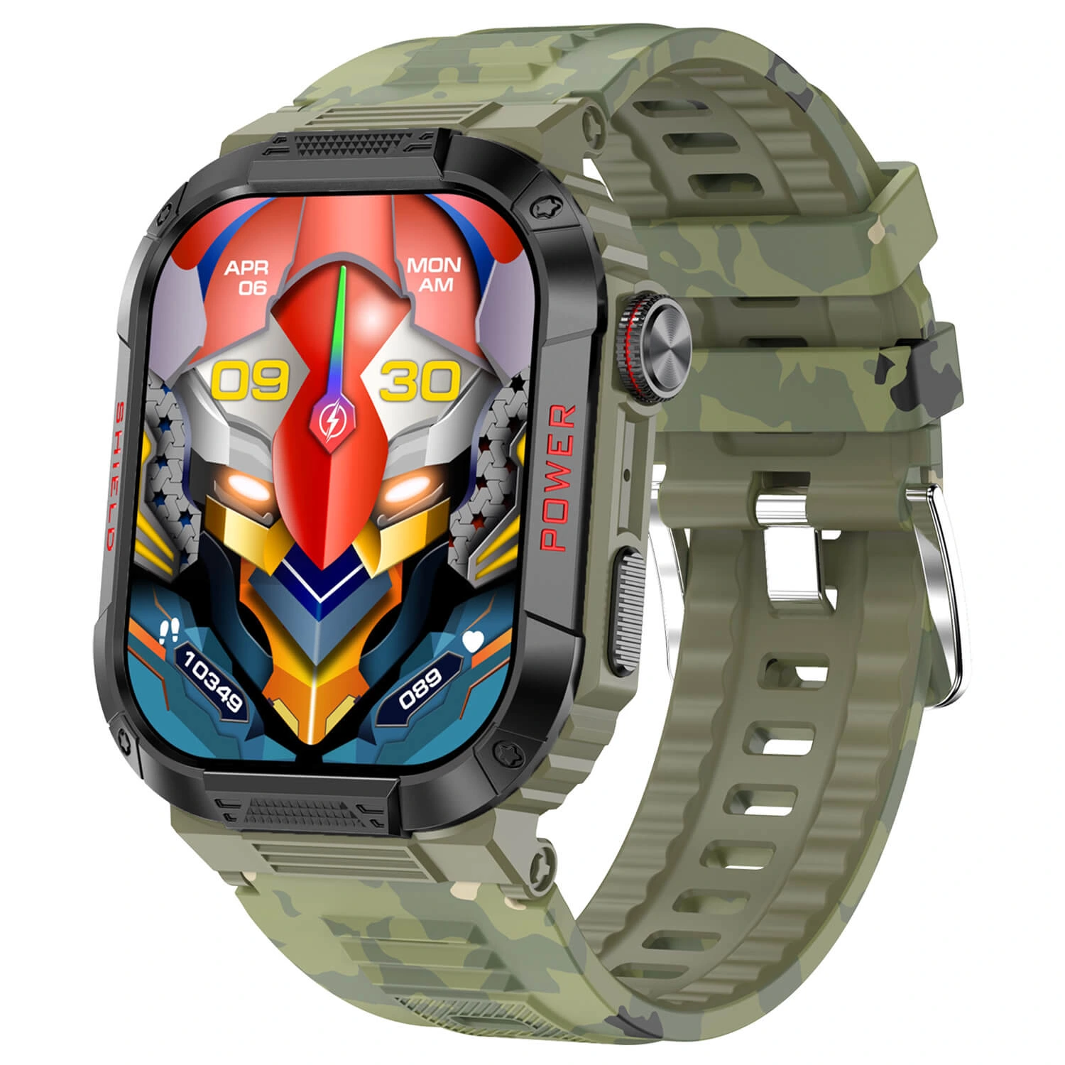 Smartwatch Microwear TK25 – Green Camo Smartwatch Microwear TK25 – Green Camo