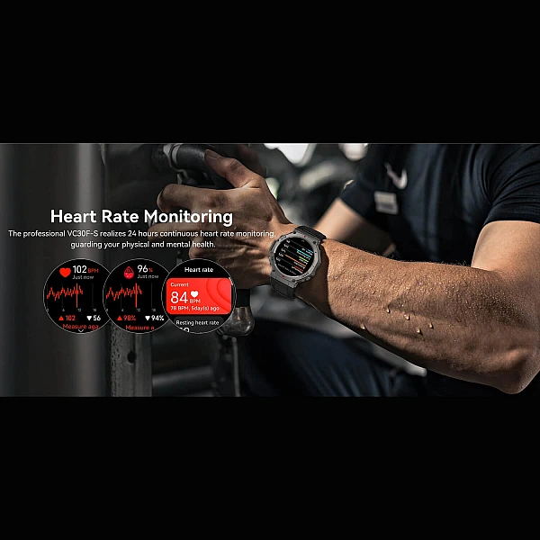 Smartwatch Microwear DM58 GPS – Black Silicone