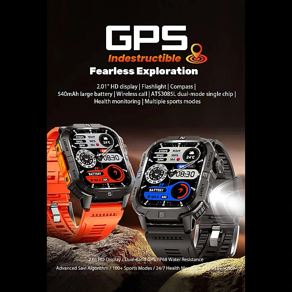 Smartwatch Microwear GTH3 – Black Smartwatch Microwear GTH3 – Black