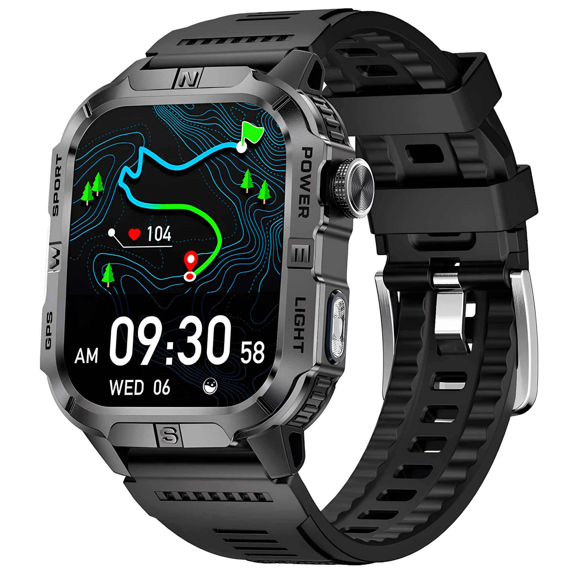 Smartwatch Microwear GTH3 – Black
