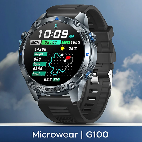 Smartwatch Microwear G100 GPS - Blue Smartwatch Microwear G100 GPS - Blue