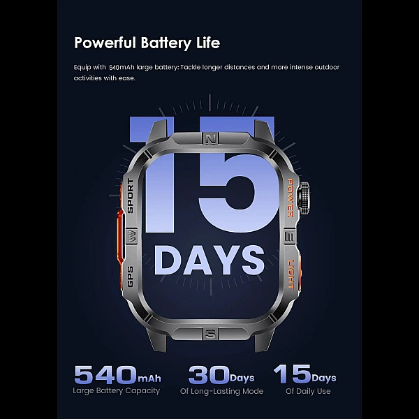 Smartwatch Microwear GTH3 – Orange