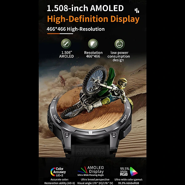 Smartwatch Microwear NX18 – Orange