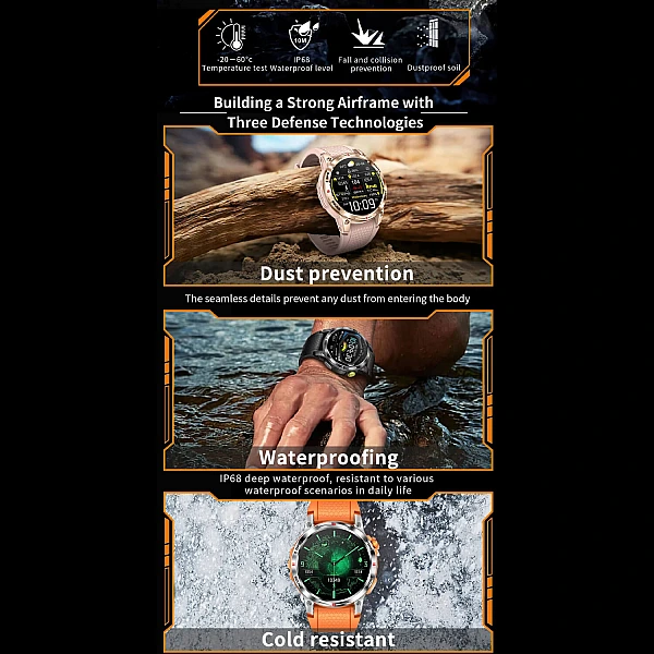 Smartwatch Microwear NX18 – Black