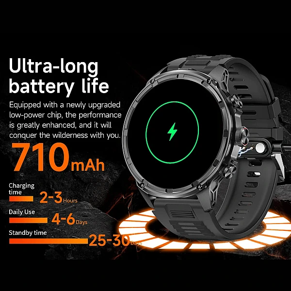 Smartwatch Microwear V99 – Black Steel