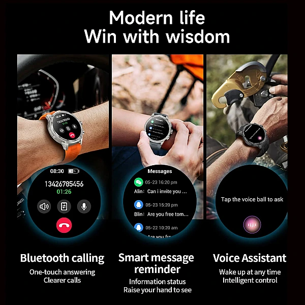 Smartwatch Microwear V99 – Black Steel
