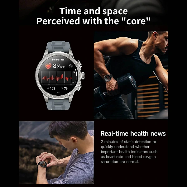 Smartwatch Microwear V99 – Black Steel