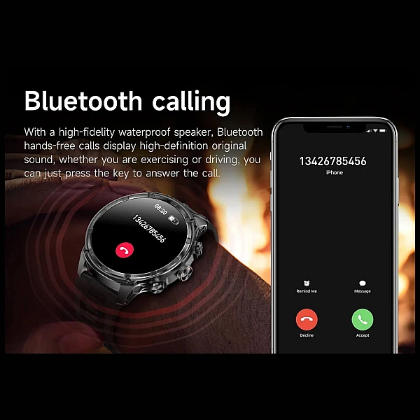 Smartwatch Microwear V99 – Black Steel