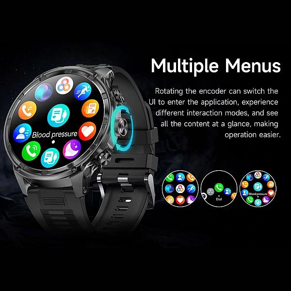 Smartwatch Microwear V99 – Black Steel
