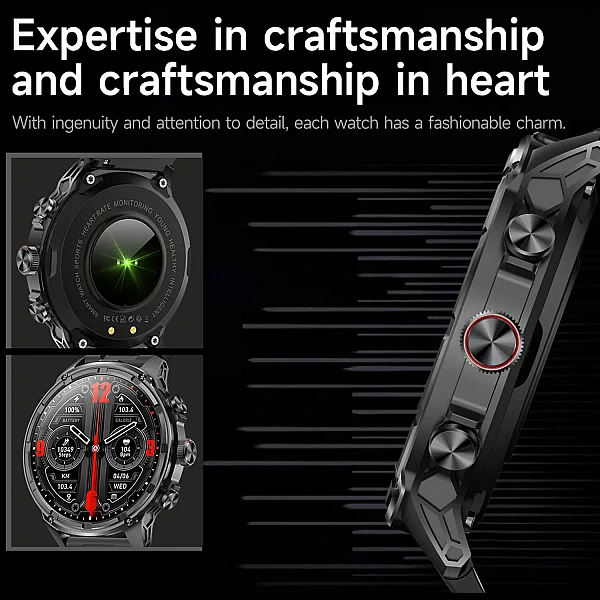 Smartwatch Microwear V99 – Black Steel