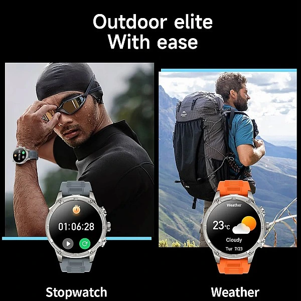 Smartwatch Microwear V99 – Silver Steel