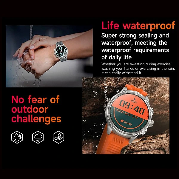 Smartwatch Microwear V99 – Silver Steel