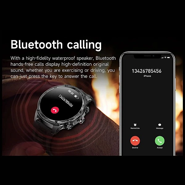 Smartwatch Microwear V99 – Silver Steel