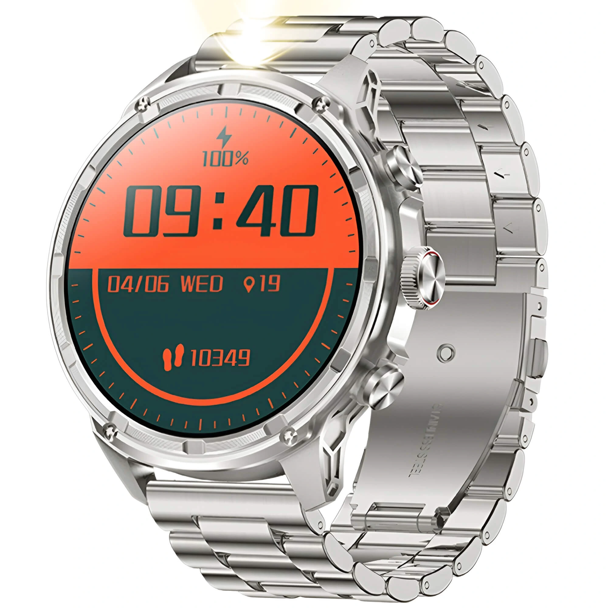 Smartwatch Microwear V99 - Silver Steel Smartwatch Microwear V99 - Silver Steel