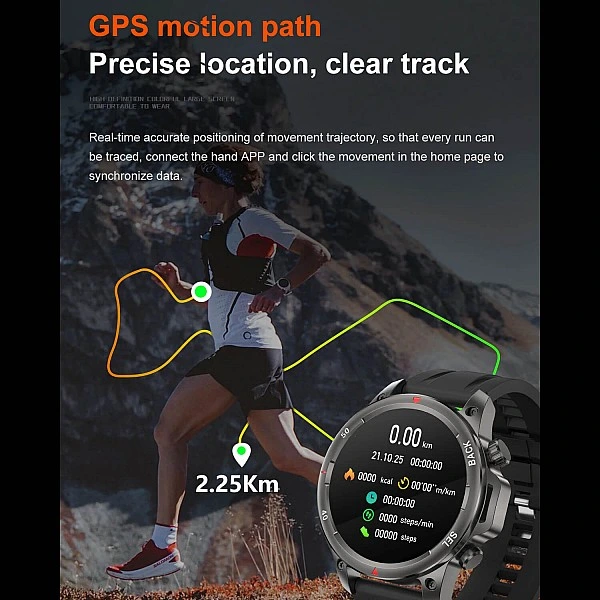 Smartwatch Microwear DK68 – Grey Silicone