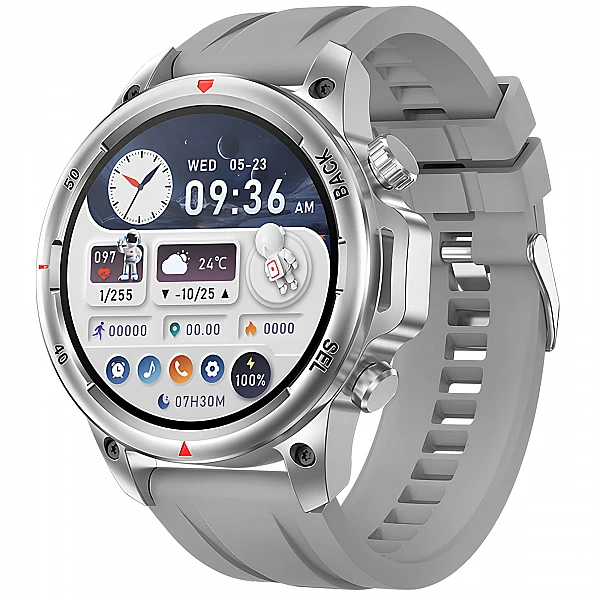 Smartwatch Microwear DK68 – Grey Silicone