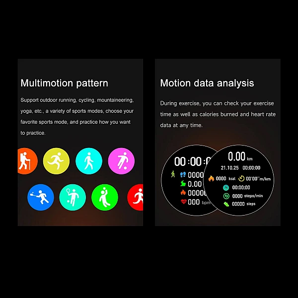 Smartwatch Microwear DK68 – Brown Leder