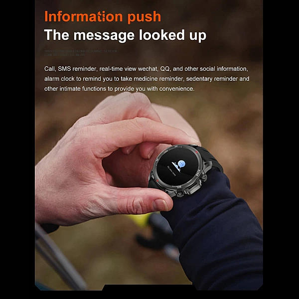 Smartwatch Microwear DK68 – Brown Leder