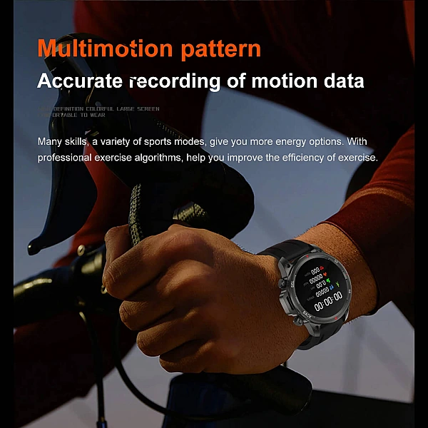 Smartwatch Microwear DK68 – Brown Leder