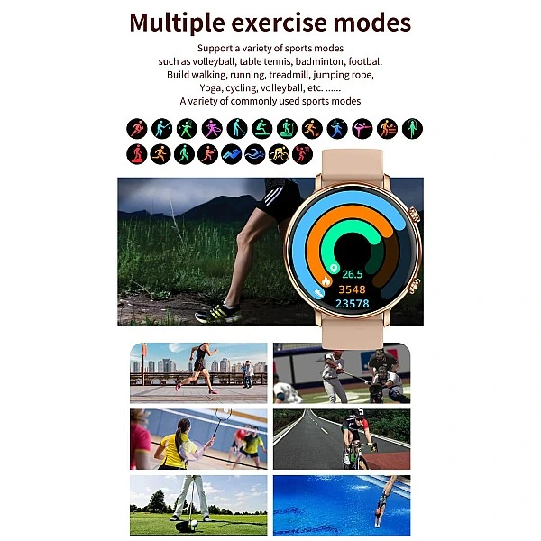 Smartwatch Microwear CY700 – Pink Silicone