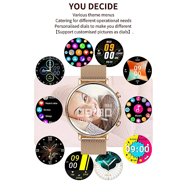 Smartwatch Microwear CY700 - Gold Steel Smartwatch Microwear CY700 - Gold Steel