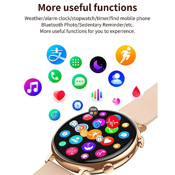 Smartwatch Microwear CY700 - Gold Steel Smartwatch Microwear CY700 - Gold Steel