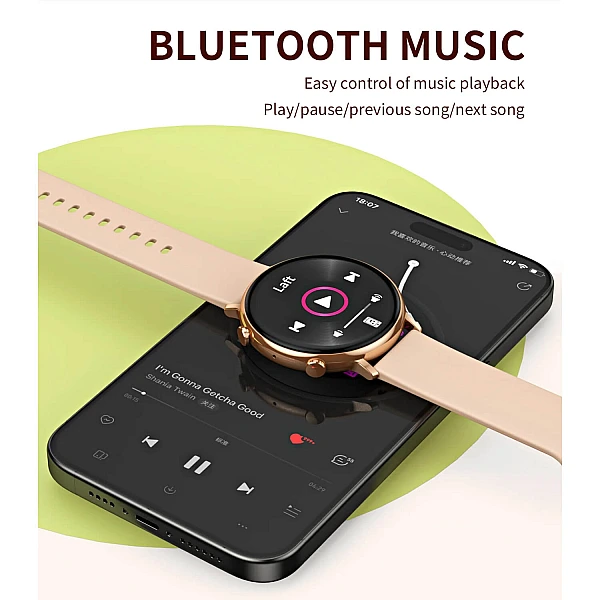 Smartwatch Microwear CY700 - Gold Steel Smartwatch Microwear CY700 - Gold Steel