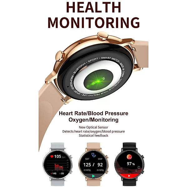 Smartwatch Microwear CY700 – Gold Steel Smartwatch Microwear CY700 – Gold Steel