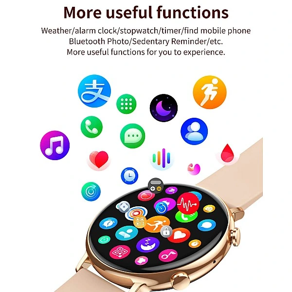 Smartwatch Microwear CY700 – Gold Steel