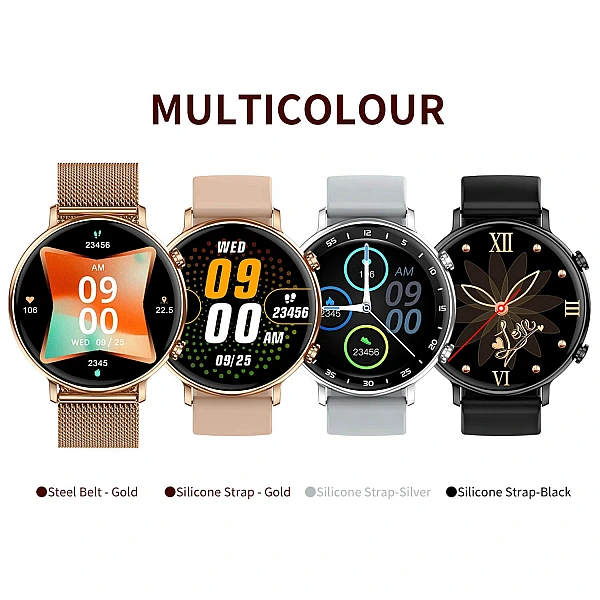 Smartwatch Microwear CY700 – Gold Steel Smartwatch Microwear CY700 – Gold Steel