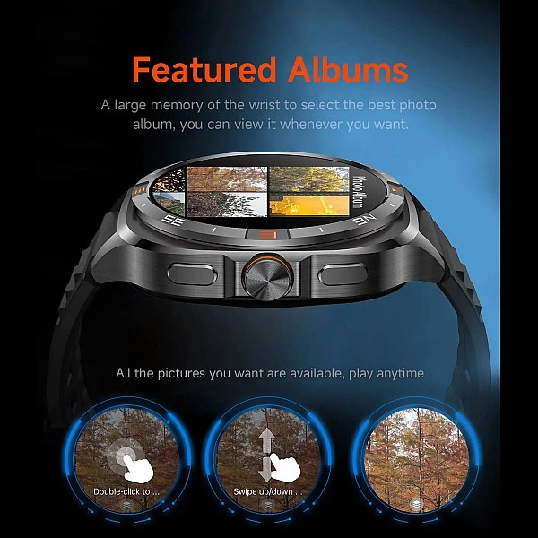 Smartwatch Microwear G400 – Black Silicone