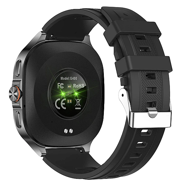 Smartwatch Microwear G400 - Black Silicone Smartwatch Microwear G400 - Black Silicone