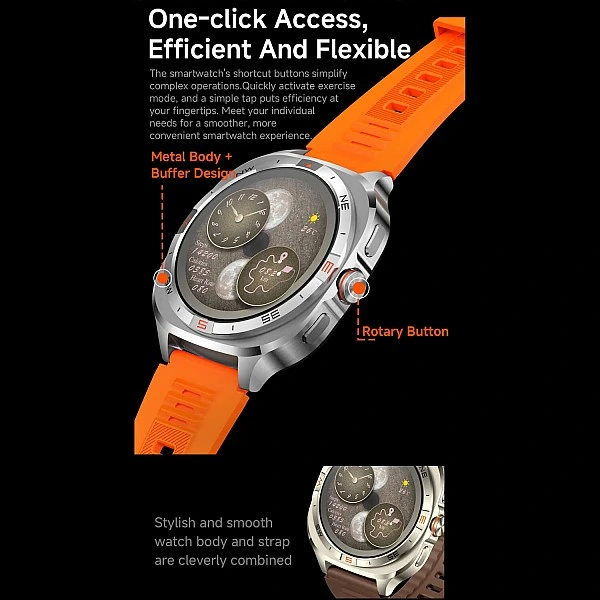 Smartwatch Microwear G400 – Brown Silicone