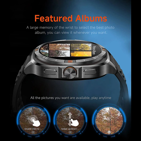 Smartwatch Microwear G400 – Brown Silicone Smartwatch Microwear G400 – Brown Silicone