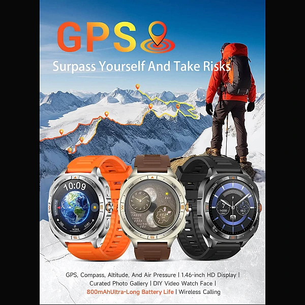 Smartwatch Microwear G400 – Brown Silicone Smartwatch Microwear G400 – Brown Silicone