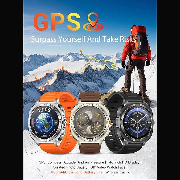 Smartwatch Microwear G400 – Orange Silicone