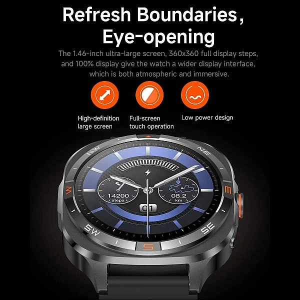 Smartwatch Microwear G400 – Orange Silicone