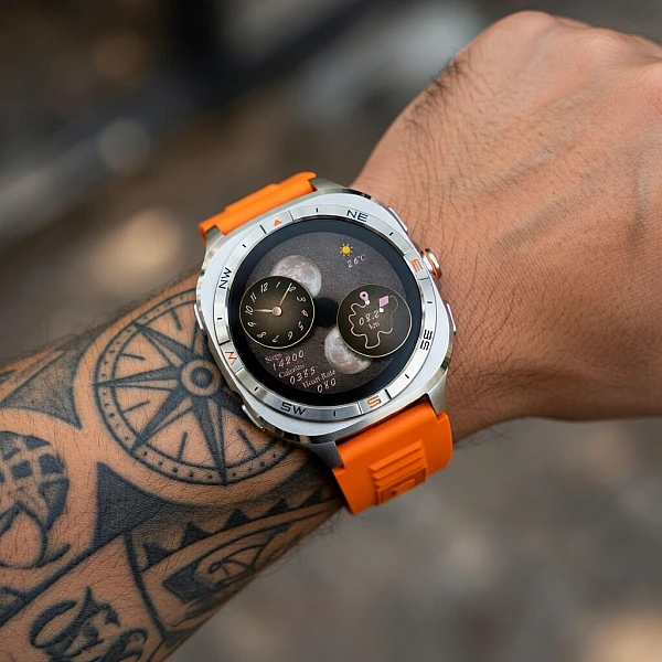 Smartwatch Microwear G400 – Orange Silicone Smartwatch Microwear G400 – Orange Silicone