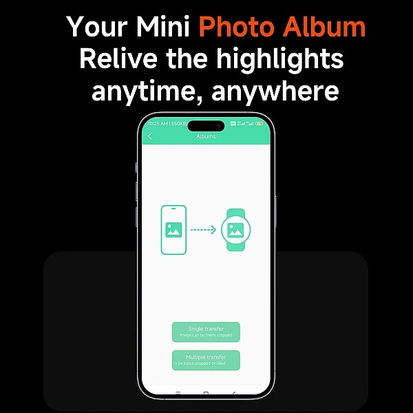 Smartwatch Microwear G400 – Green Camo Silicone