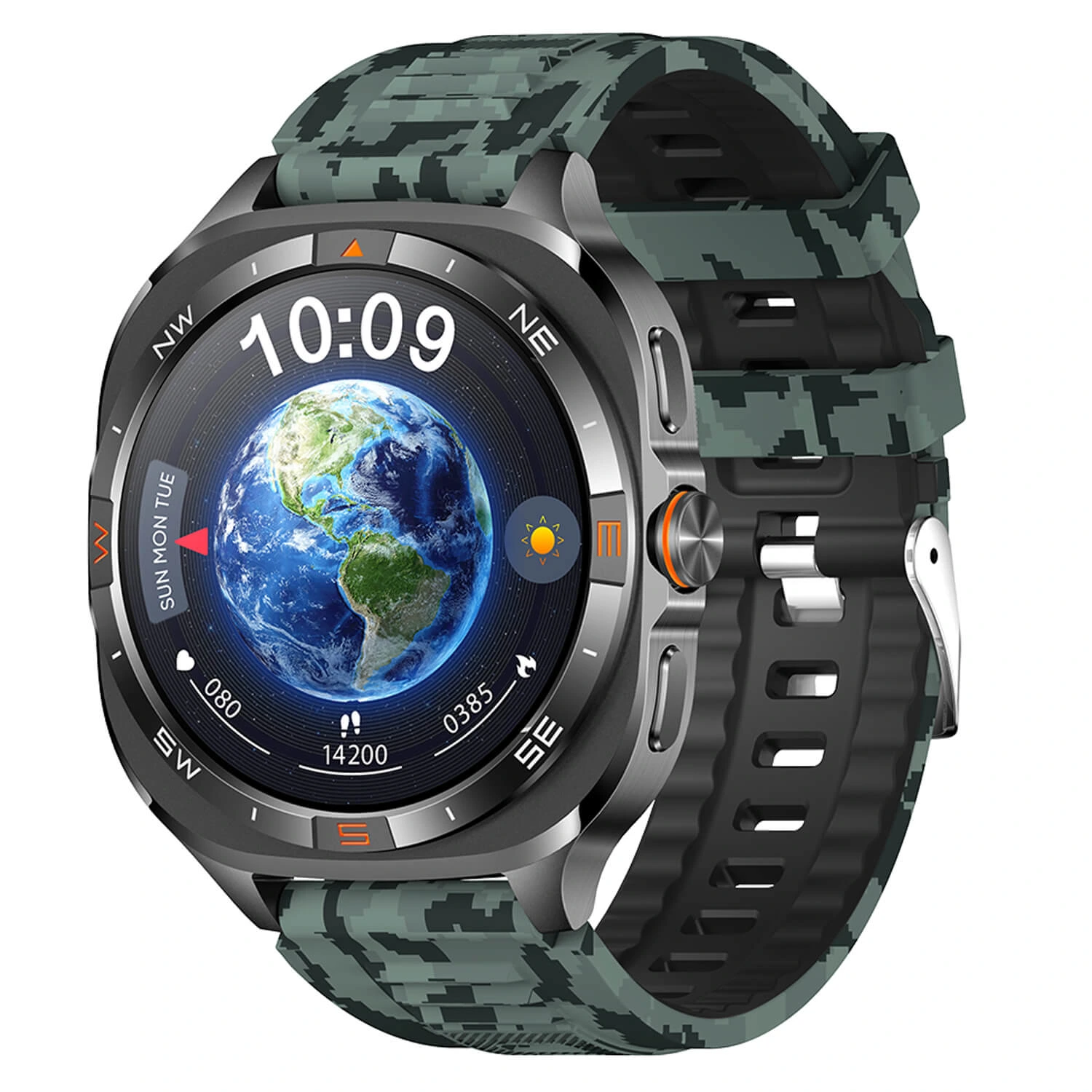 Smartwatch Microwear G400 – Green Camo Silicone