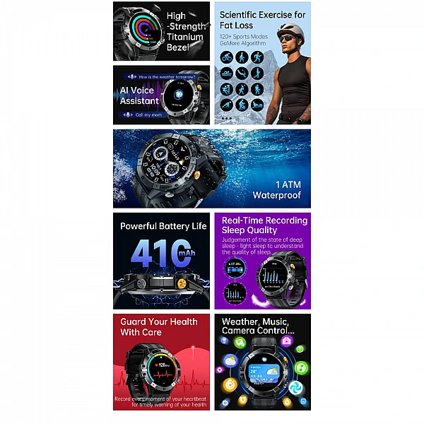 Smartwatch Microwear C29 - Black Smartwatch Microwear C29 - Black