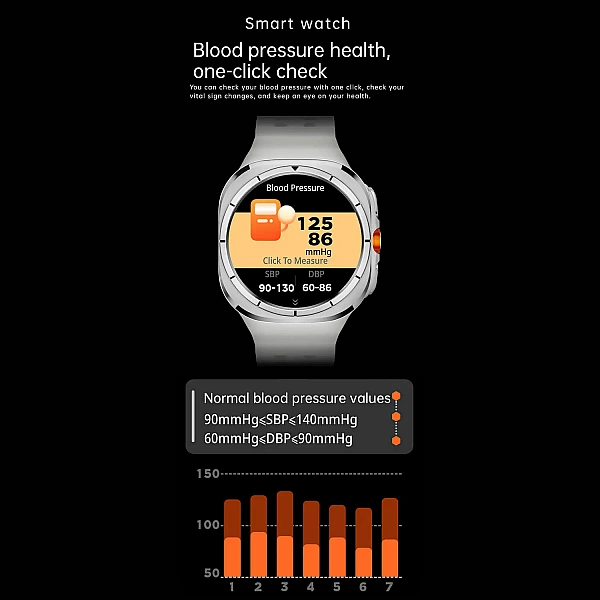 Smartwatch Kalobee SK7 Ultra - Silver Smartwatch Kalobee SK7 Ultra - Silver