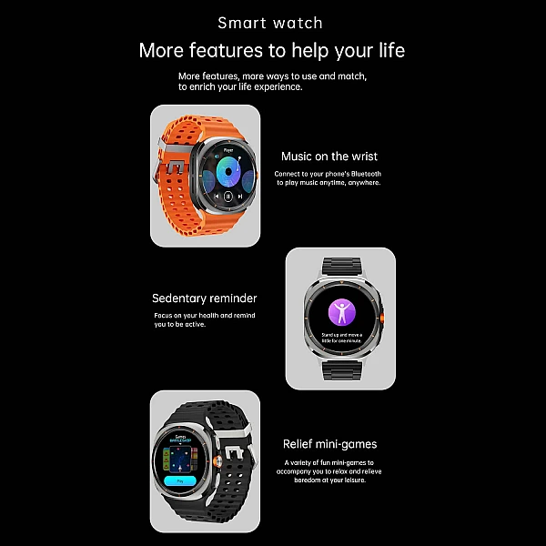 Smartwatch Kalobee SK7 Ultra - Silver Smartwatch Kalobee SK7 Ultra - Silver